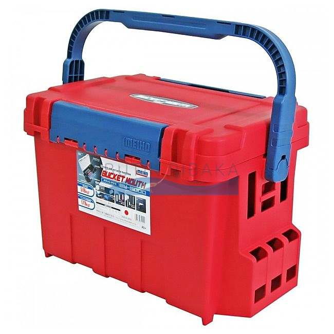 Ящик Meiho BM-9000 Matte Red Bucket Mouth